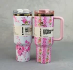 Stanley-LoveShackFancy-Travel-Tumbler-40oz-Floral-Design-white-pink
