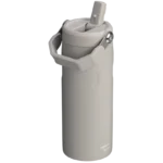 Stanley-IceFlow-Bottle-16oz-with-Flip-Straw-Leakproof,-Cold-Insulated-Stainless-Steel-Water-Bottle-ash-side