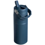 Stanley-IceFlow-Bottle-16oz-with-Flip-Straw-Leakproof,-Cold-Insulated-Stainless-Steel-Water-Bottle-navy-side