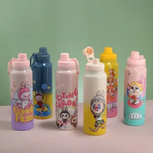 Labubu Bottle 800ml BPA Free Hot Cold