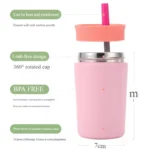 Labubu Premium Sippy Hot Cold Sipper Bottle info