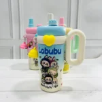 Labubu Stylist Tumblers Hot Cold BPA Free Bottles Blue