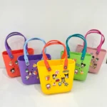 Crocs beach bag all color white bg