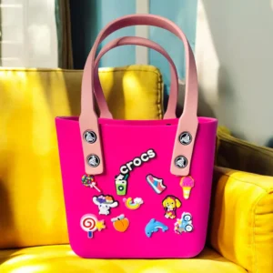 Crocs Tote Bag passion pink zoom