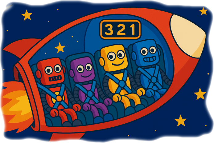 Pop Tubes and the Moon Story in rocket