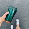 Starbucks coffee mug green bg