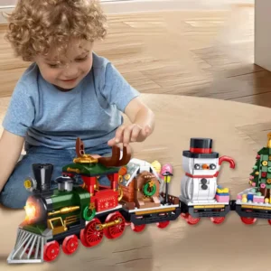 Christmas Train DIY Block Set boy