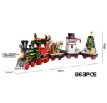 Christmas Train DIY Block Set measurement