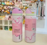 Owala FreeSip 24oz Water Bottle Pink Bow