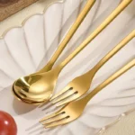 Stainless Steel Christmas Cutlery Set detail