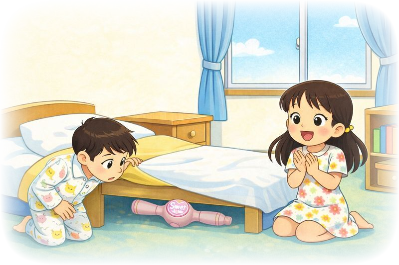 The Morning Mystery of Flying Bubbles for Kids under bed