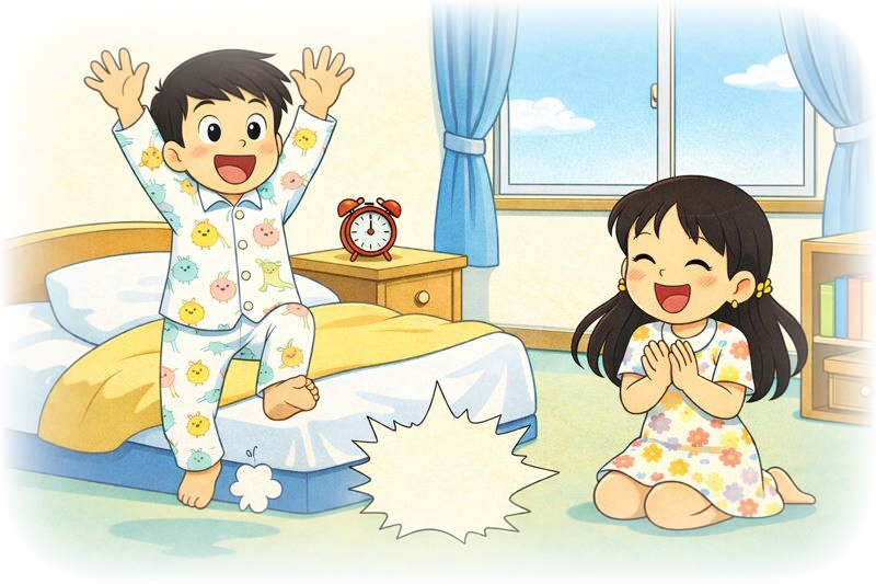 The Morning Mystery of Flying Bubbles for Kids