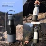 Sitarayuri ZF-088 insulated camping bottle dimensions 28.5cm height 7.8cm width keeps drinks hot and cold for extended periods