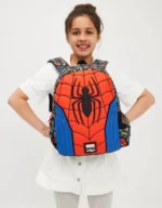 Smiggle Jr Stylish Backpack 14 Lightweight School Bag for Kids Spiderman Front Girl