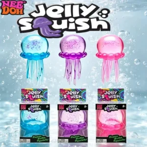 NeeDoh Jelly Squish assorted colors jellyfish sensory toy